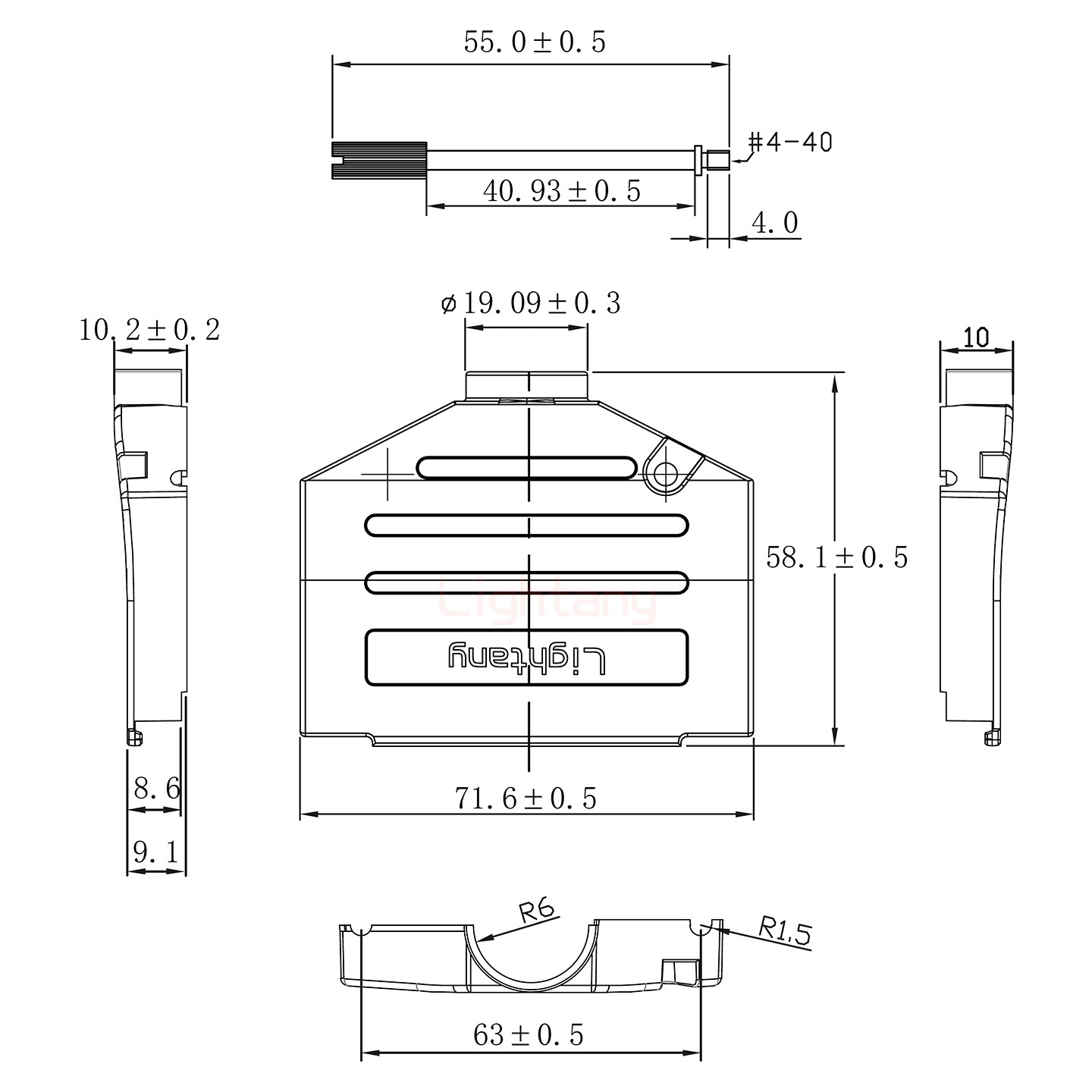 25W3公短体焊线10A+37P金属外壳2185直出线4~12mm