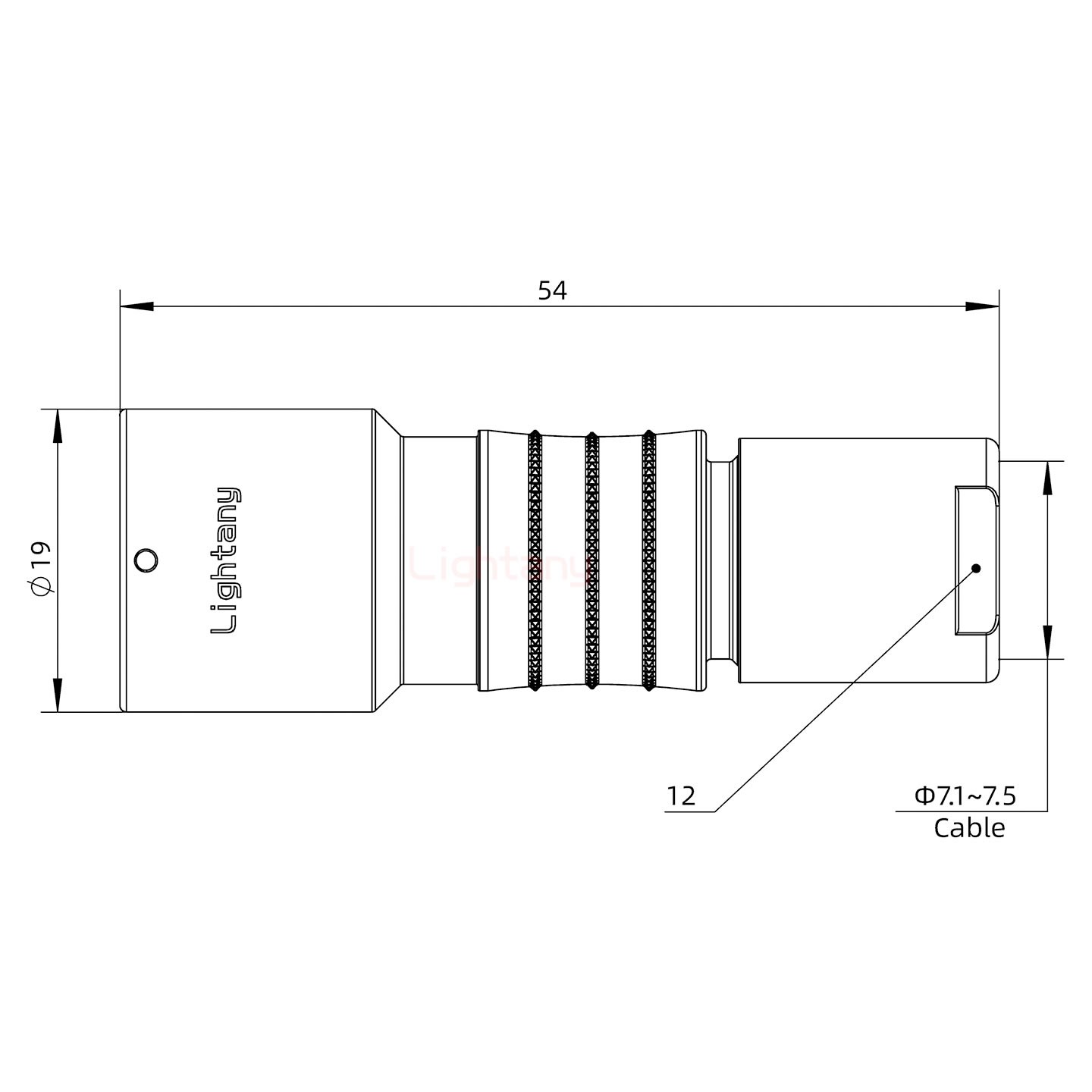 PHG.2K.010.CLLC75推拉自锁浮动插座