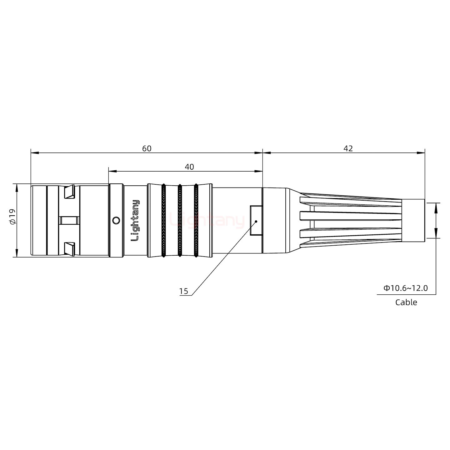 FGG.3K.020.CLAK11Z推拉自锁带护套直式插头