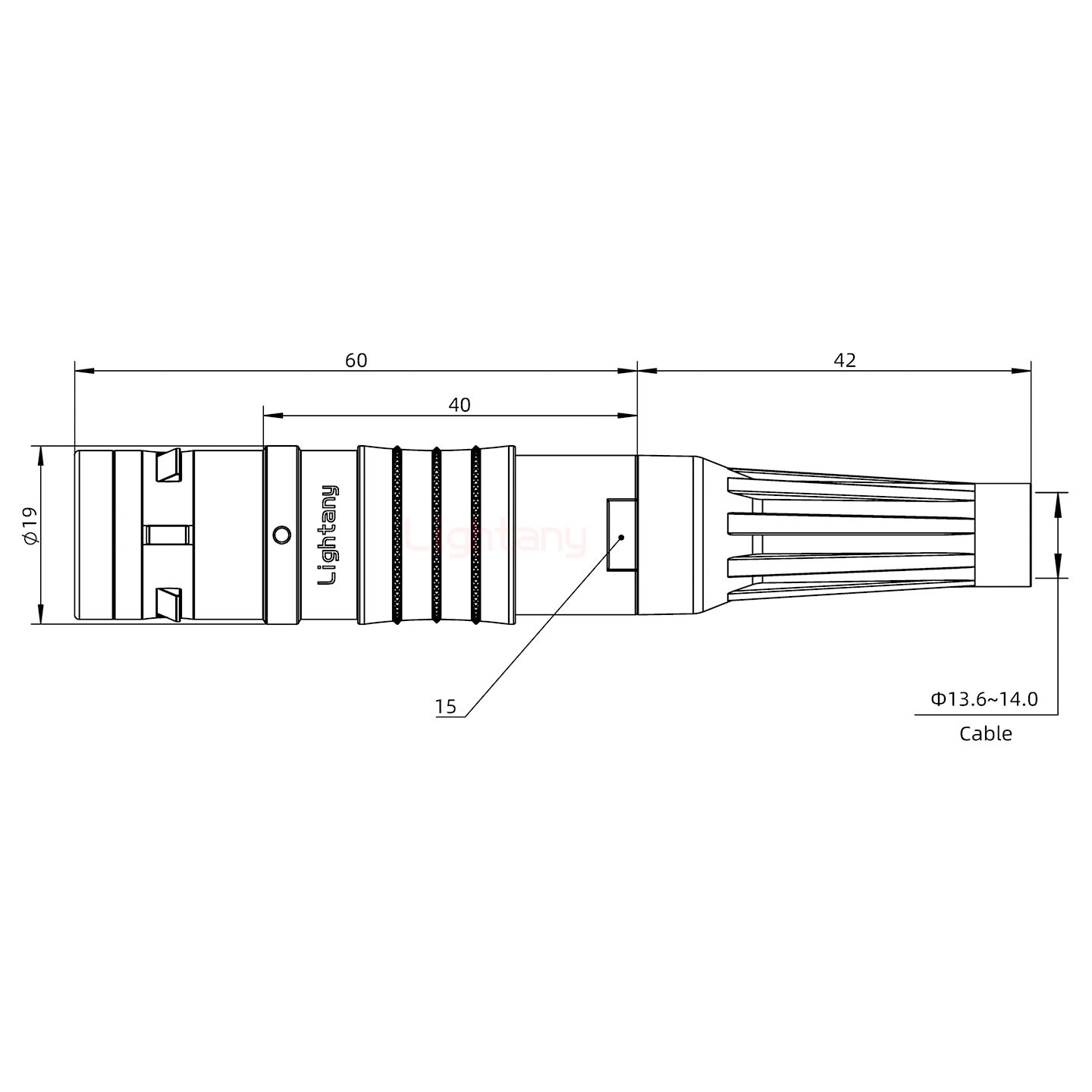 FGG.3K.024.CLAK14Z推拉自锁带护套直式插头