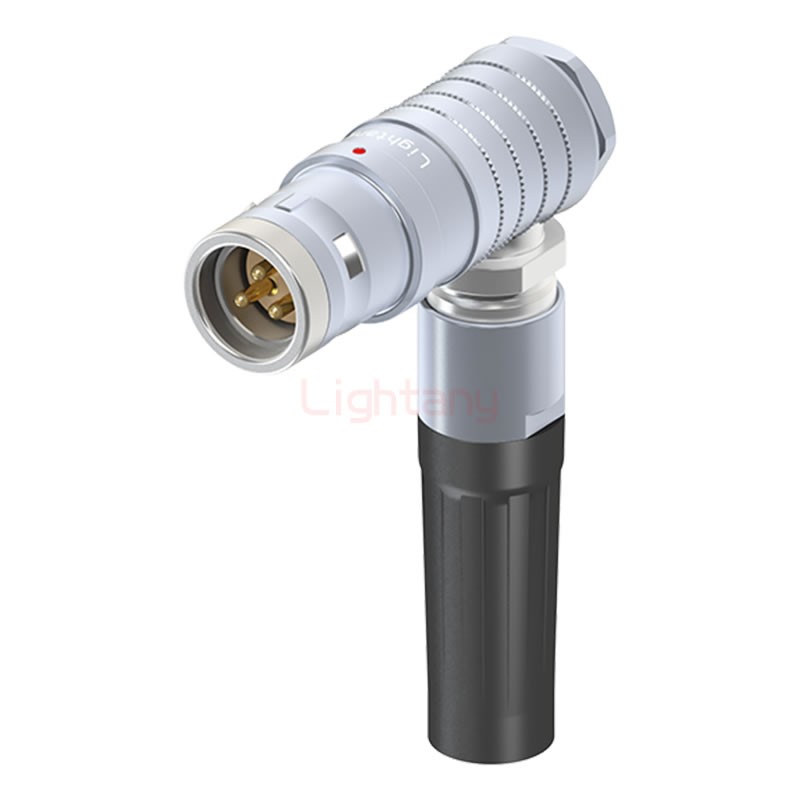 FHG.3K.003.CLAK12Z推拉自锁带护套弯式插头