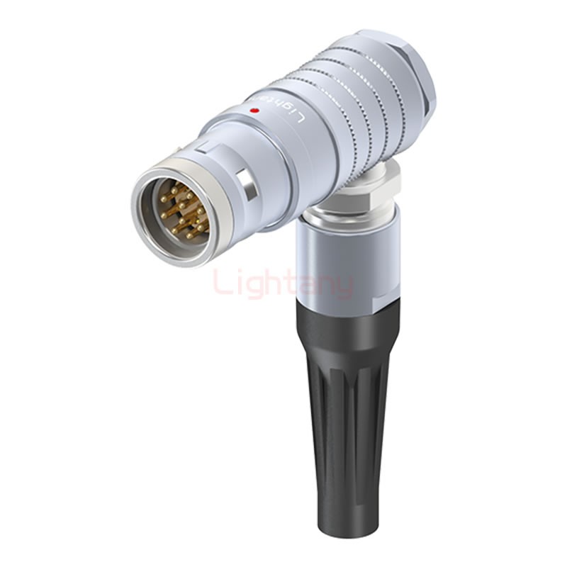 FHG.3K.010.CLAC85Z推拉自锁带护套弯式插头